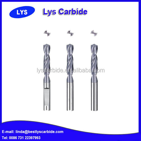 Tungsten Carbide Indexable Drill Bit / Metric Cutting Tools For Machining Holes