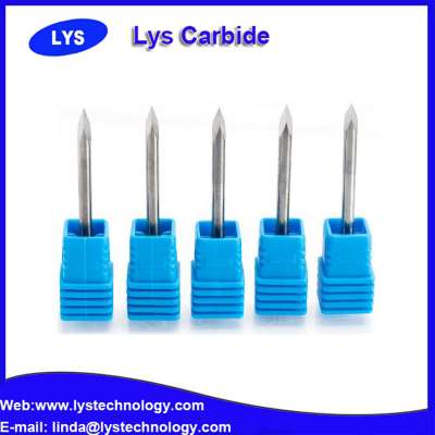 3 edge carbide pypamid bits 2A CNC wooden engraving bits tool router machine 3 face stone carving tools